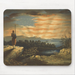 Unser himmlisches Banner Mousepad