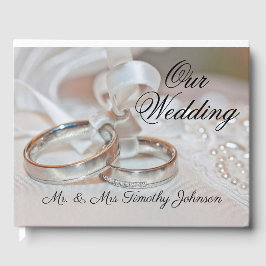 Unser Hochzeitsring Kissen Gästebuch