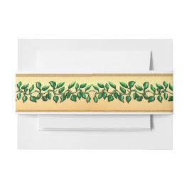 Unser Hochzeitstag Bauchband Einladungsbanderole