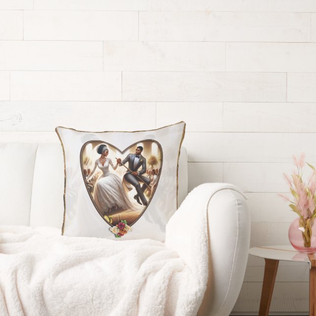 Unser Hochzeitstag, Bliss Elegant Kissen (Liege)