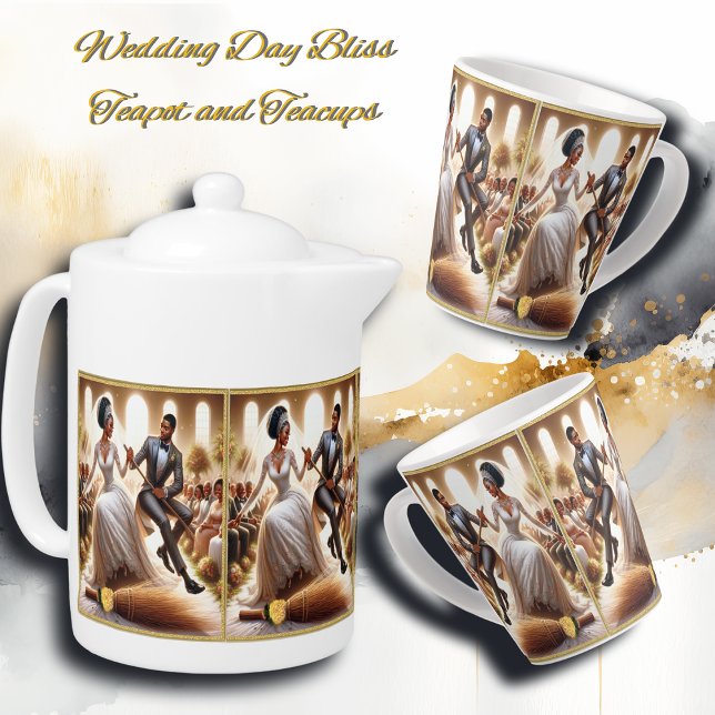 Unser Hochzeitstag Bliss Elegante Latte Tasse (Von Creator hochgeladen)