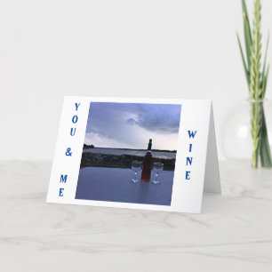 UNSER JAHRESTAG-YOU / ME UND EINIGE WEINE / SONNEN KARTE