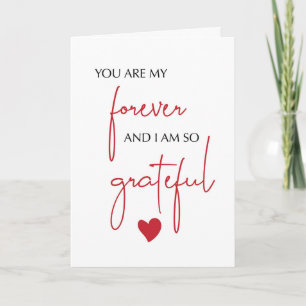 Unser Jubiläum dankbar für die ewige Liebe Karte