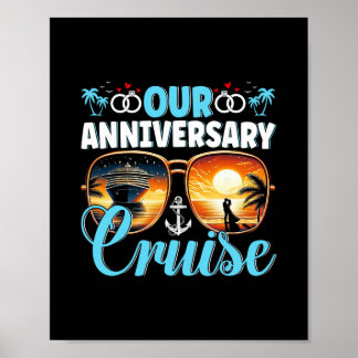 Unser Jubiläums-Paar-Kreuzfahrt-Design-Kreuzfahrt- Poster