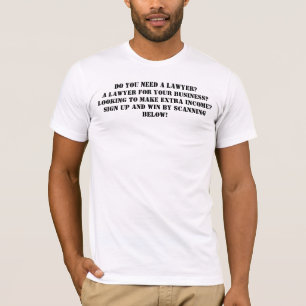 Unser juristisches Business-Design T-Shirt