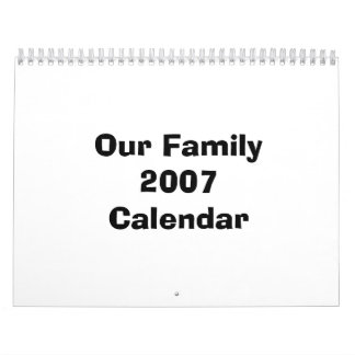 Unser Kalender der Familien-2007