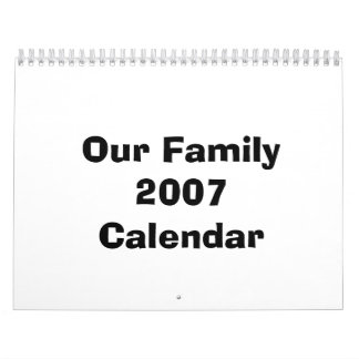 Unser Kalender der Familien-2007