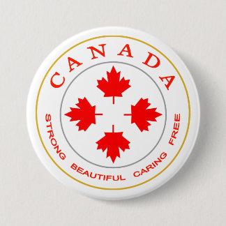 Unser Kanada-Emblem Button