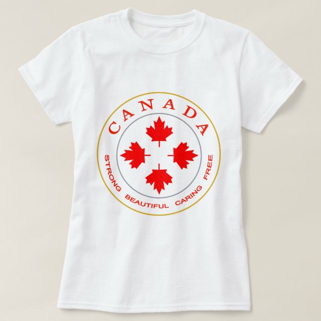 Unser Kanada-Emblem T-Shirt (Design vorne)