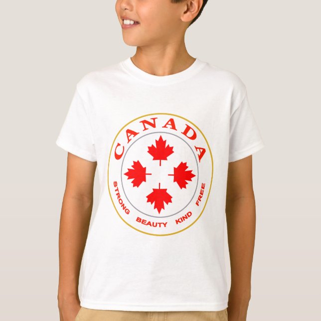 Unser Kanada-Emblem T-Shirt (Vorderseite)