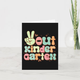 Unser Kindergarten Süßer Letzter Tag im Kindergart Karte