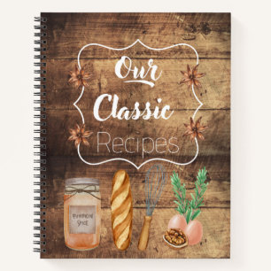 Unser klassisches Rezept Notizbuch
