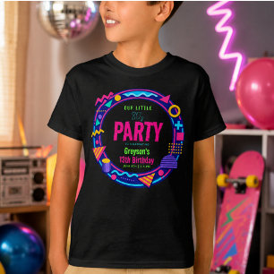 unser kleine Retro-Neon-80er-Geburtstagsfeier T-Shirt