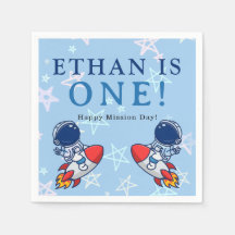 Unser kleiner Astronaut wird eins! Space Party Nap