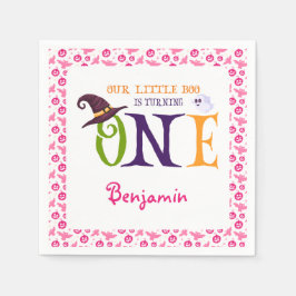 Unser kleiner Boo, der eins dreht, Halloween, 1. G Serviette