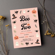 Unser kleiner Boo dreht zwei Halloween, den 2. Geb