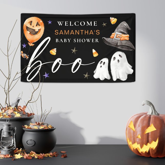 Unser kleiner Boo ist die passende Halloween-Kinde Banner (This product is more than just a simple decoration, it is a pledge of warmth, love, and anticipation)