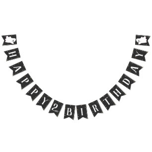 Unser kleiner Boo macht zwei Geburtstagsparty Wimpelkette