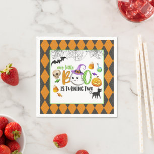 Unser kleiner Boo macht zwei Geburtstagspartys (2) Serviette