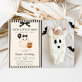 Unser kleiner Boo süßer Geist Halloween Geburtstag Einladung
