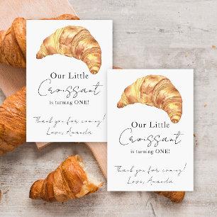 Unser kleiner Croissant 1. Geburtstag Danke