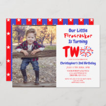 Unser kleiner Firecracker 2. Geburtstag