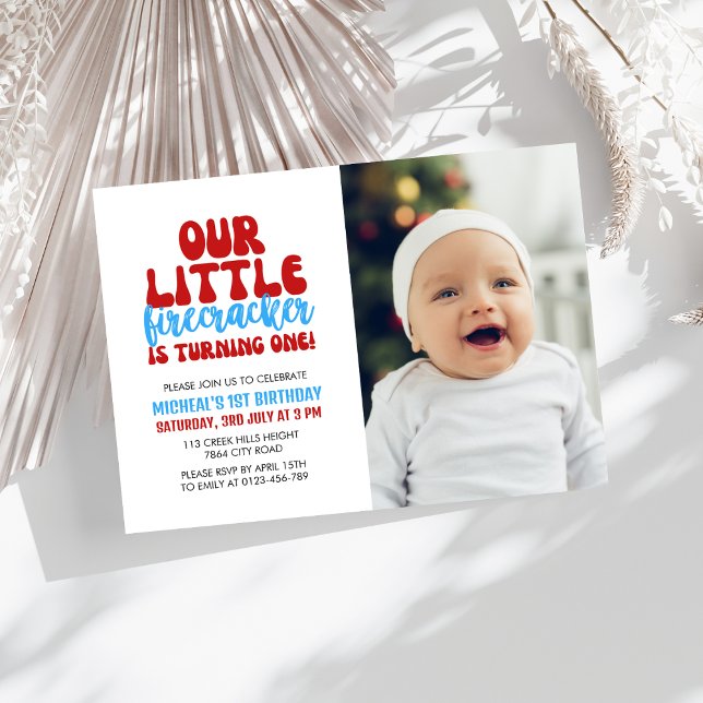 Unser kleiner Firecracker macht eine Einladung (Von Creator hochgeladen)