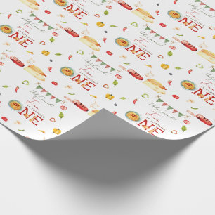 Unser kleiner Fleischkügelchen 1. Geburtstag Geschenkpapier