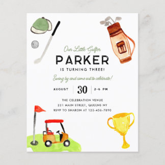 Unser kleiner Golfer Bag Golf Geburtstag