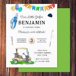 Unser kleiner Golfer Green Cart Golf zum Geburtsta