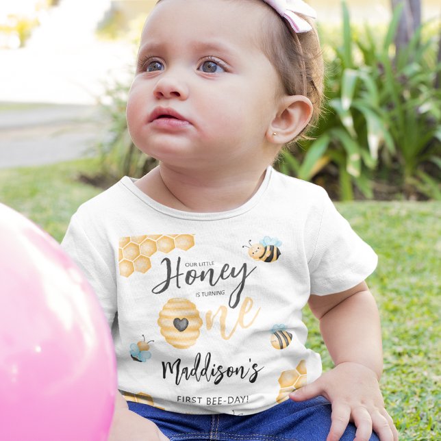 Unser kleiner Honig | Erster Bienentag Baby T-shirt (Von Creator hochgeladen)