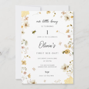 Unser kleiner Honig verwandelt eine Bieneneinladun Einladung