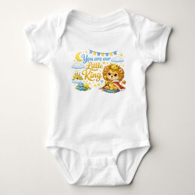 Unser kleiner König Baby Strampler (Vorderseite)