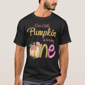 Unser kleiner Kürbis dreht den 1. Herbst zum 1. Ge T-Shirt