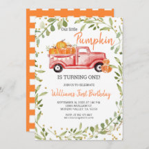 Unser kleiner Kürbis dreht sich um eins