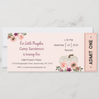 Unser kleiner Kürbis ist eine Einladung, der 1. Ge Einladung