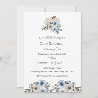 Unser kleiner Kürbis ist eine Einladung, der 1. Ge Einladung