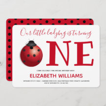 Unser kleiner Ladybug macht einen ersten Geburtsta