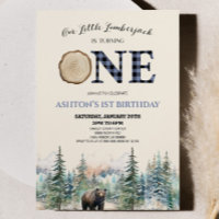 Unser kleiner Lumberjack Bär Blue 1. Geburtstag Pa