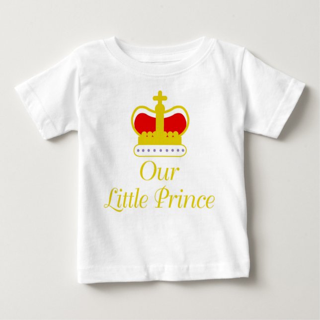 Unser kleiner Prinz Baby T-shirt (Vorderseite)