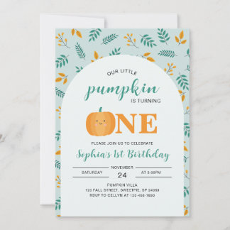 Unser kleiner Pumpkin 1. Geburtstag