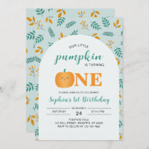 Unser kleiner Pumpkin 1. Geburtstag