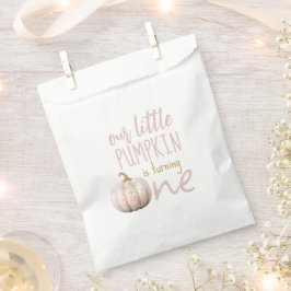 Unser kleiner Pumpkin 1. Geburtstag Geschenktütchen