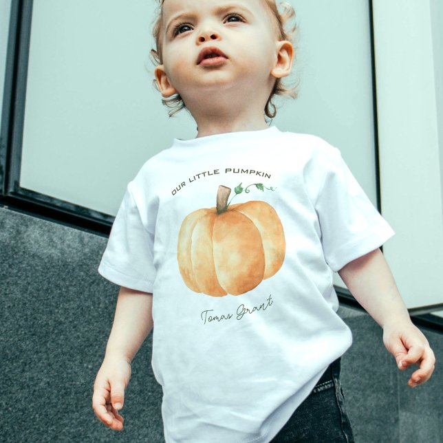 Unser kleiner Pumpkin erster Geburtstag T - Shirt (Our Little Pumpkin First Birthday T-Shirt
)