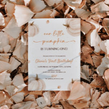 Unser kleiner Pumpkin Geburtstag