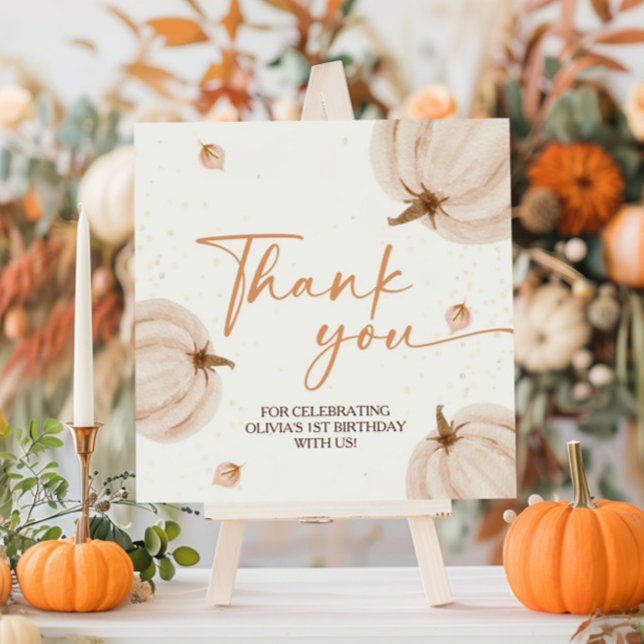 Unser kleiner Pumpkin Geburtstag Geschenkanhänger (Von Creator hochgeladen)