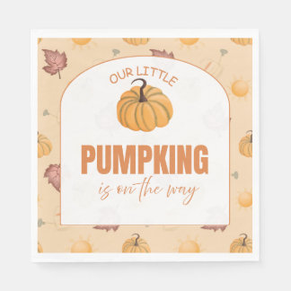 Unser kleiner Pumpking ist unterwegs Herbst-Baby-P Serviette