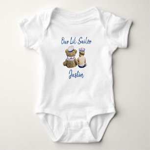 Unser kleiner Sailor Personalisiert Baby Boy Baby Strampler