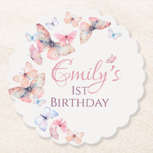 Unser kleiner Schmetterling - Aquarellfarben zum G Untersetzer