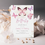 Unser kleiner Schmetterling zum Geburtstag Einladung<br><div class="desc">Erleben Sie eine Welt der Zauberei mit unserer "Unser kleines Schmetterlingsmädchen" Pastel zum Geburtstag! Feiern Sie den 1. Geburtstag Ihres wertvollen Mädchens mit dieser charmanten Einladung, die das Wesen eines skurrilen Schmetterlingsstifters in sich trägt. Feine Schmetterlinge, rosa Blume und eine sanfte Pastellpalette sorgen für ein hübsches und reizvolles Ambiente. Der...</div>